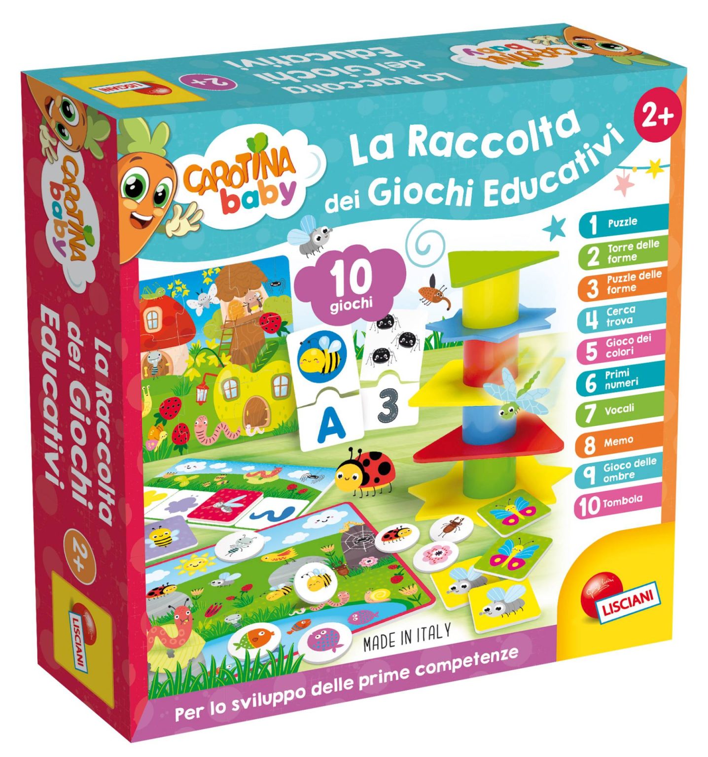 Raccolta giochi educativi Lisciani